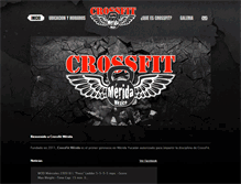 Tablet Screenshot of crossfitmerida.com